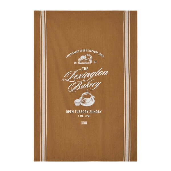 Lexington Bakery printed kjøkkenhåndkle 50x70 cm fudge/hvit