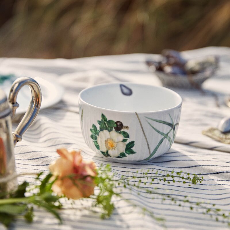 Kähler Hammershøi Summer skål 12 cm coastal flower