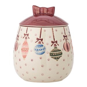 Bloomingville Ornamentia krukke med lokk 15 cm multi