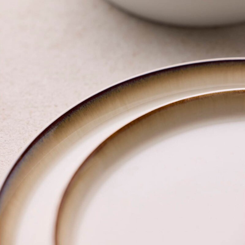 Bitz Gastro tallerken 21 cm hvit/kremhvit