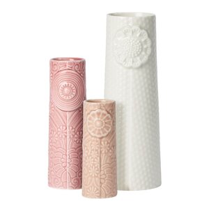 Dottir Pipanella Flock vase 3 stk Pink Bouquet