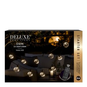 DeluxeHomeart LED lyslenke startsett liten 6 m stripe
