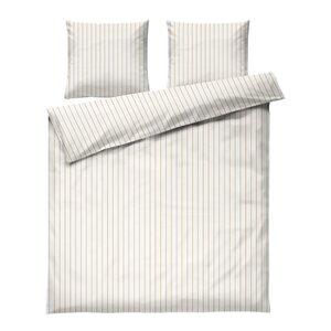 Juna Soft sengesett 220x220 cm offwhite/karamell