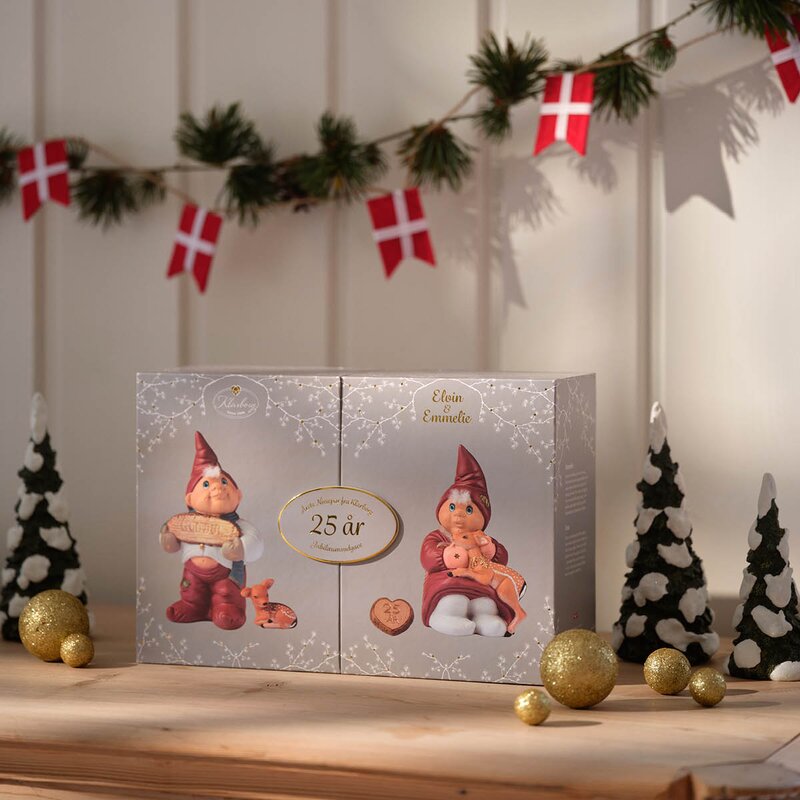 Klarborg Årsnissepar 2025 Elvin & Emmelie 13,5 cm