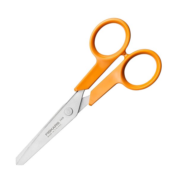 Fiskars Classic hobbysaks 13 cm oransje