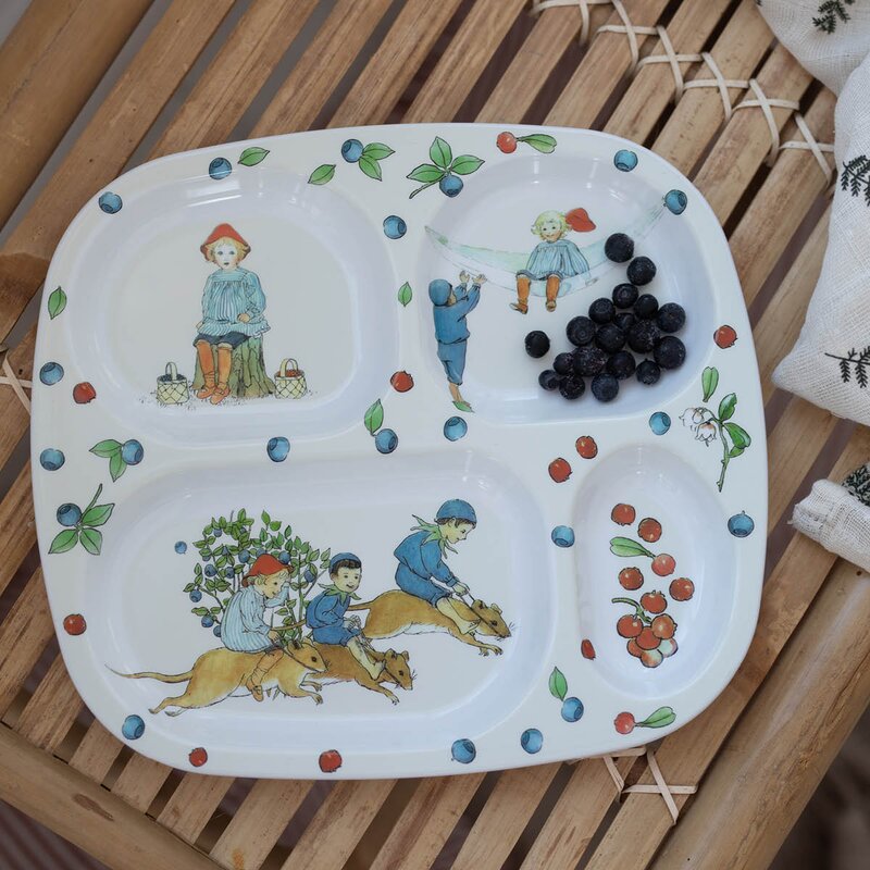 Rätt Start Elsa Beskow tallerken 4 rom Putte