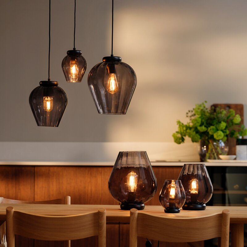 Magnor Rocks XO bordlampe 26 cm koksgrå
