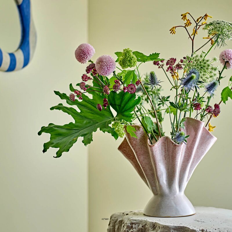 Bloomingville Plier vase 29 cm rose
