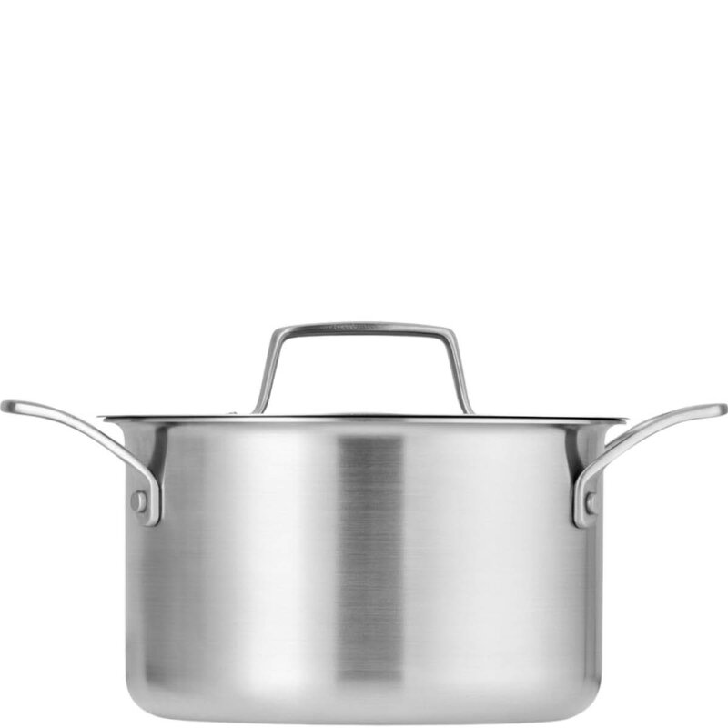 Le Creuset Essential 3-Ply dyp gryte 18 cm 2,8L m/lokk