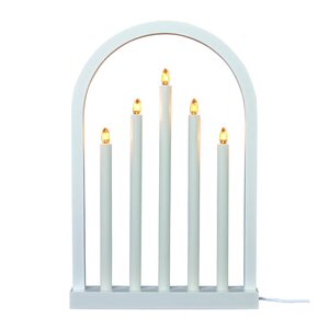 Aneta Lighting Oslo adventsstake 49 cm hvit