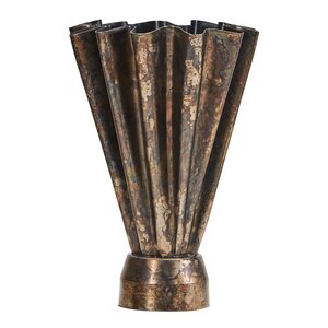 House Doctor Flood vase 23 cm antikk brun