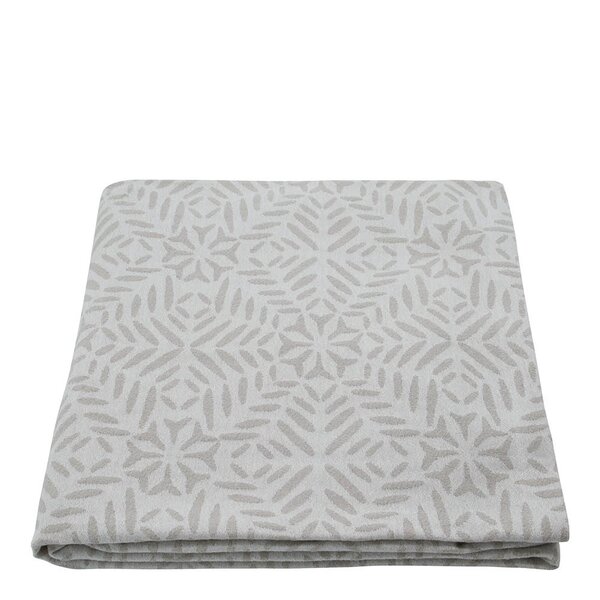 House Doctor Clip duk i bomull 150x150 cm hvit/grå