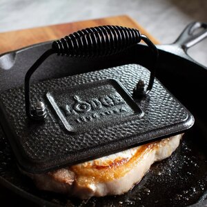 Lodge Cast Iron Classic Collection grillpresse støpejern 1,2 kg