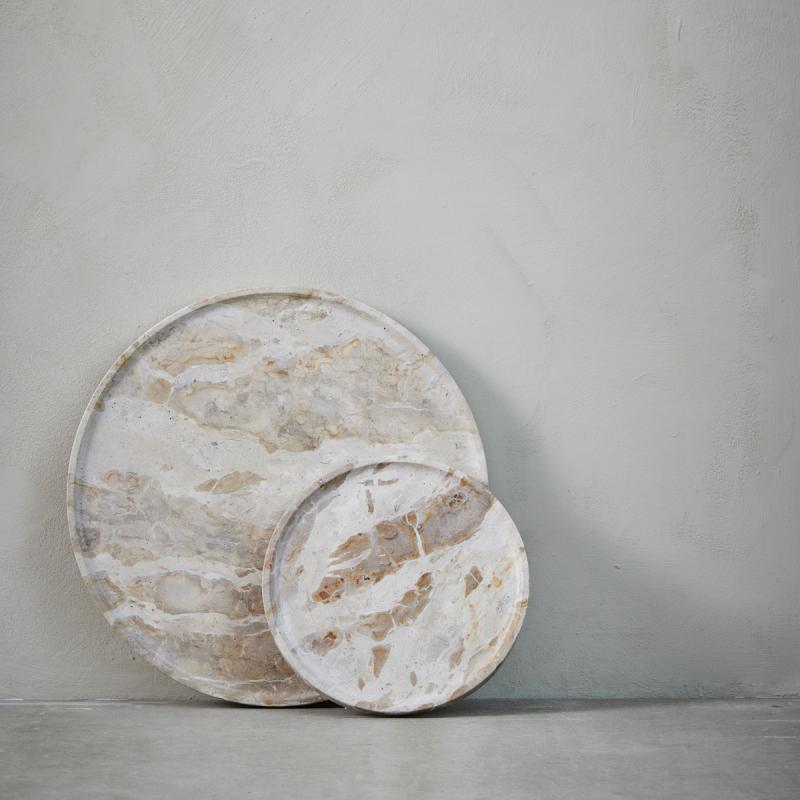 Lene Bjerre Ellia serveringsfat 25x25 cm sand 
