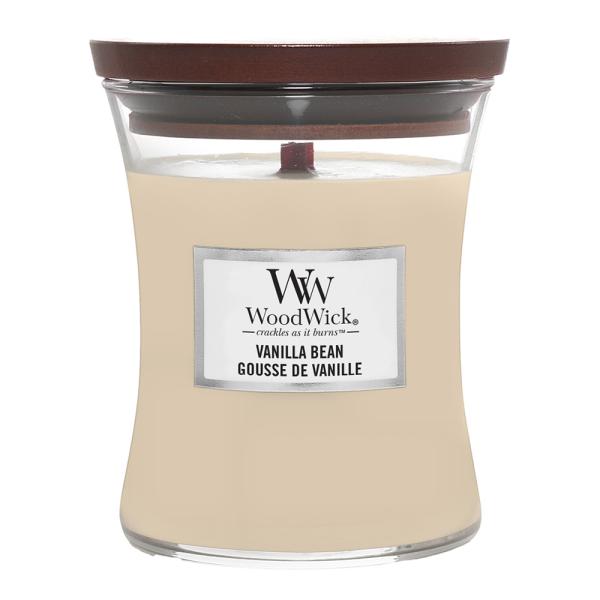 WoodWick – Hourglass duftlys medium vanilla bean