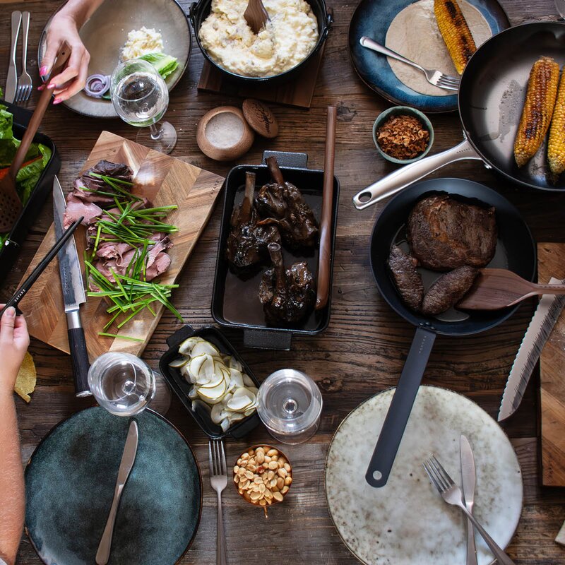 Satake Ildfast form porselen 37x22 cm svart