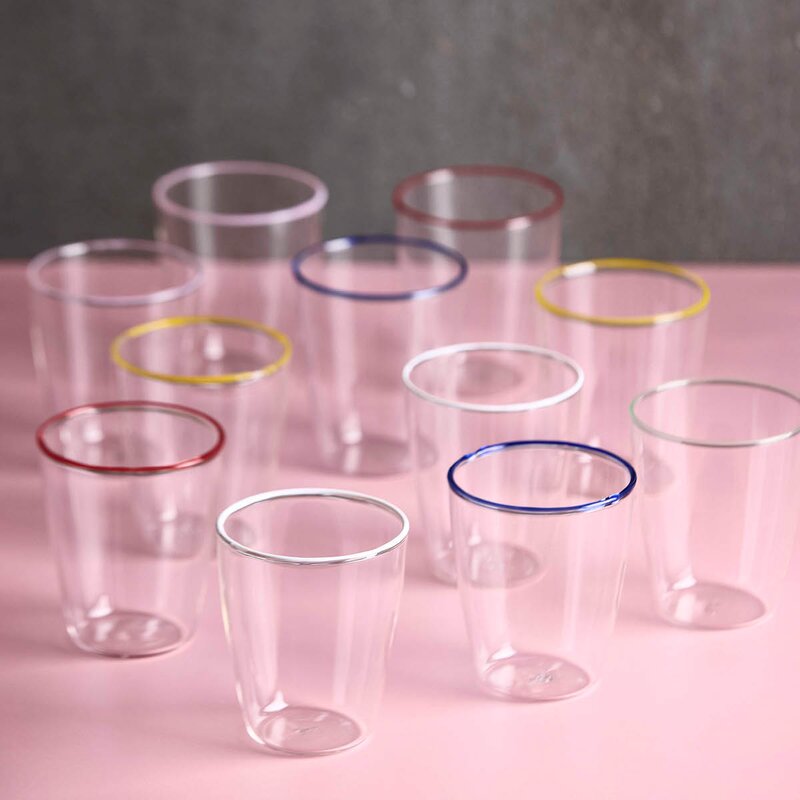 Aida - Life in colour Art vannglass 29 cl 6 stk multi