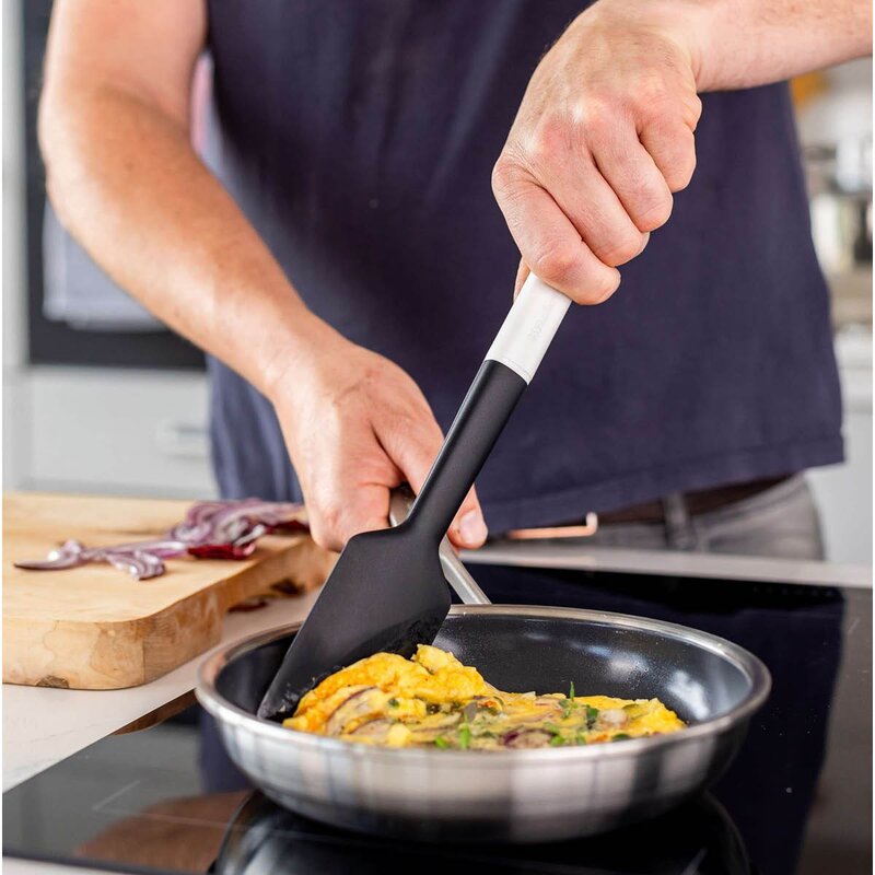 KitchenAid Classic stekespade/slikkepott 30 cm porcelain white