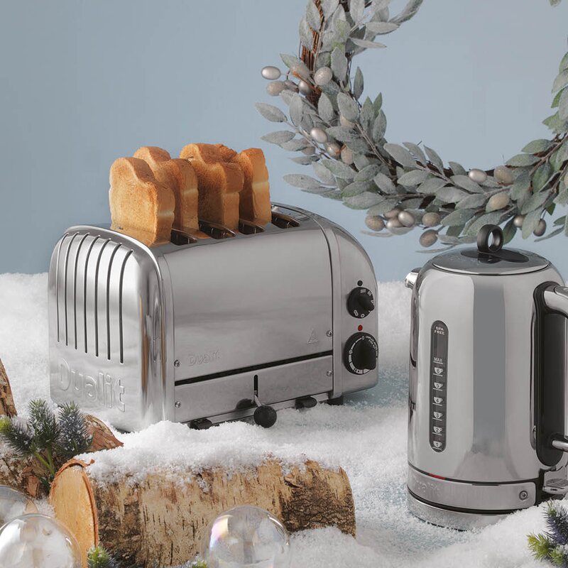 Dualit Classic brødrister 4 skiver rustfri