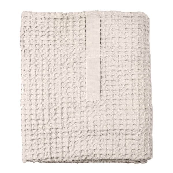 The Organic Company Big Waffle badehånkle 150x100 cm stone
