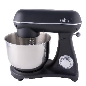 Sabor Ultimate kjøkkenmaskin 6,5L svart matt/frostet