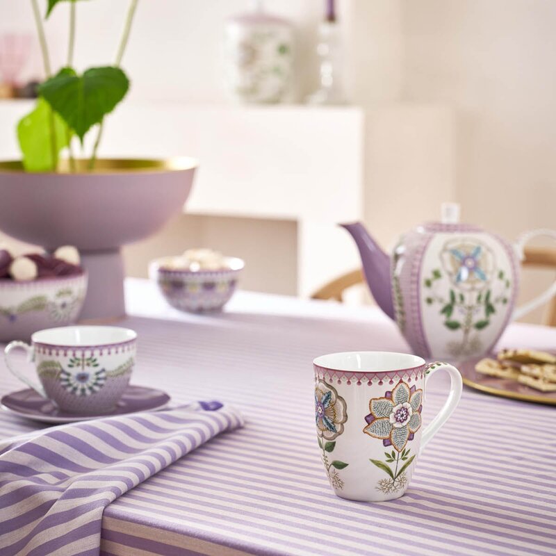 Pip Studio Lily & Lotus krus stor 36,5 cl 2 stk off-white