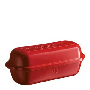 Emile Henry Brødform rektangulær 4,5L rød