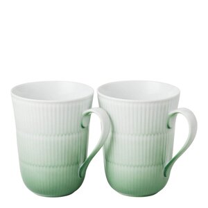 Royal Copenhagen Iris kopp 36 cl 2 stk grønn