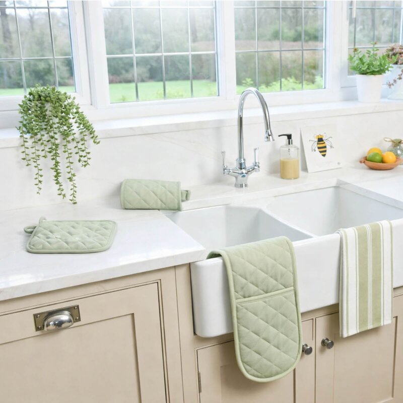 Dexam Love Colour kjøkkenhåndkle 45x70 cm sage grønn