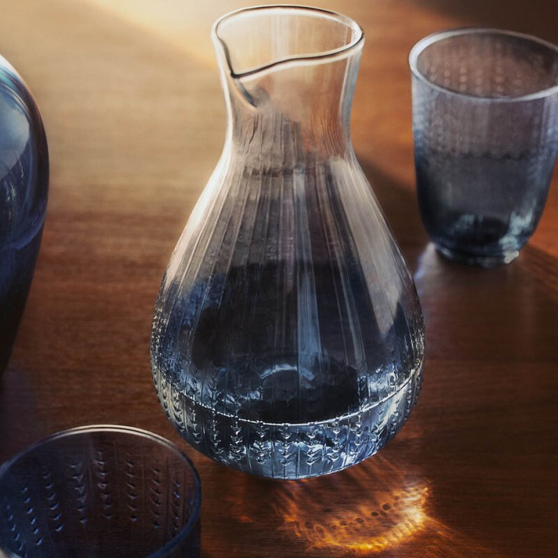 Rörstrand Swedish Grace glass 37 cl 2 stk blå