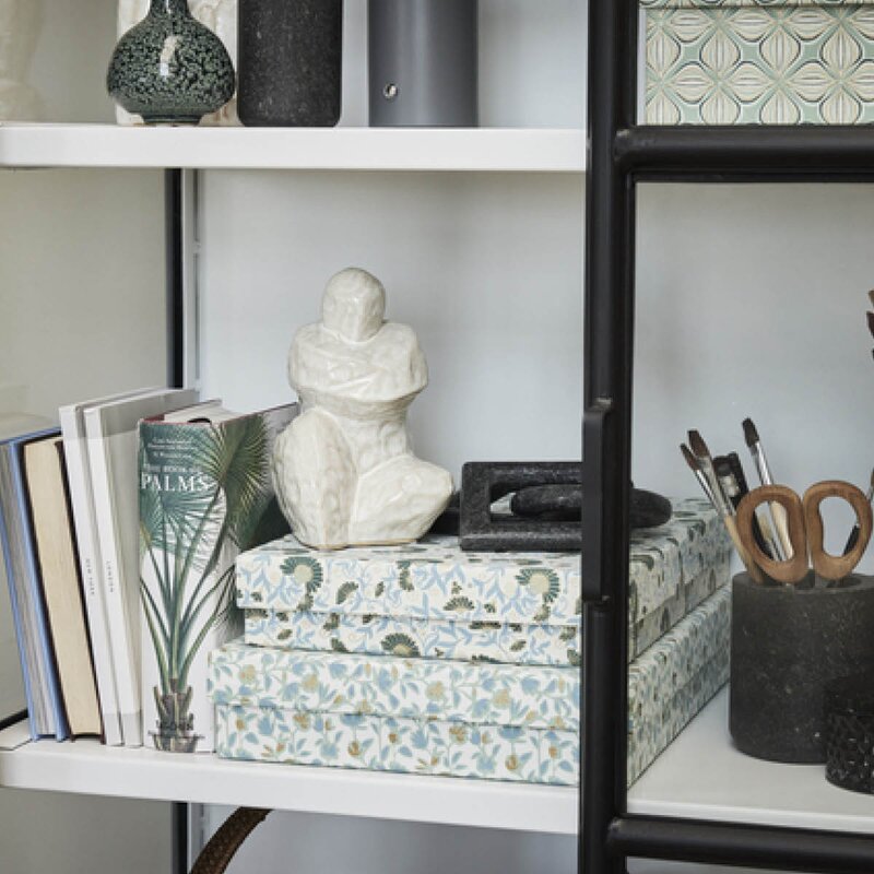 Lene Bjerre Ellen eske sett 2 stk 34x10 cm hvit