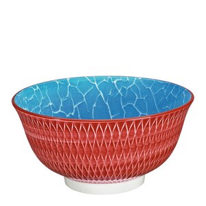 Cilio AMICI skål 50 cl 15,5 cm rombe rød