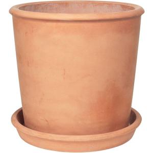 Broste Copenhagen Rolf blomsterpotte 50 cm terracotta