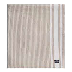 Lexington Icons stripete oxfordduk 150x350 cm hvit/dress blå