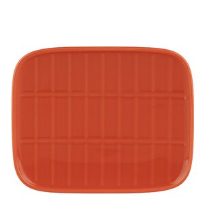 Marimekko Tiiliskivi asjett 15x12 cm oransje