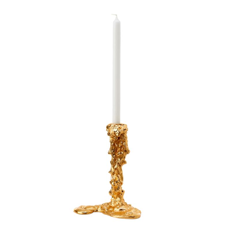 Pols Potten Drip lysestake 25 cm gull
