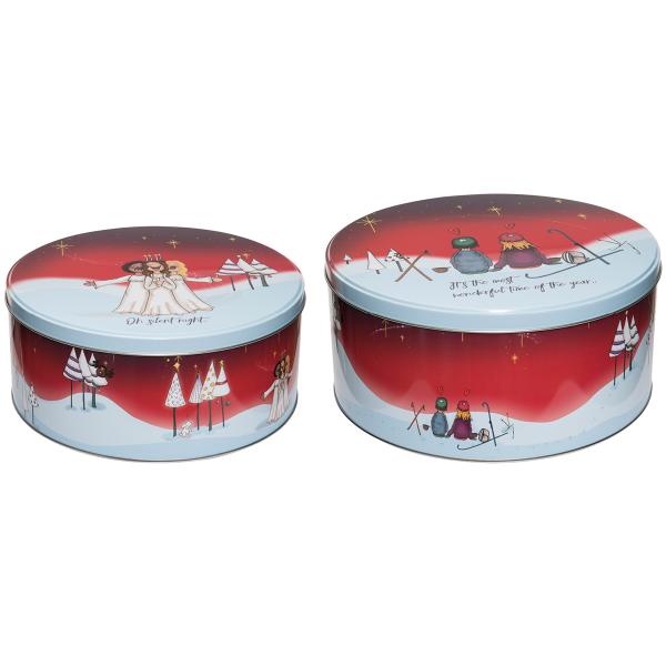 Lykketegning – Christmas boxes kakeboks 2 deler