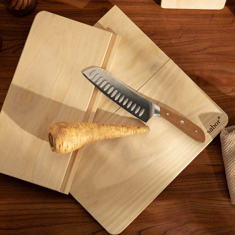 Sabor Trevig skjærefjøl 37x37 cm 2 deler accoya