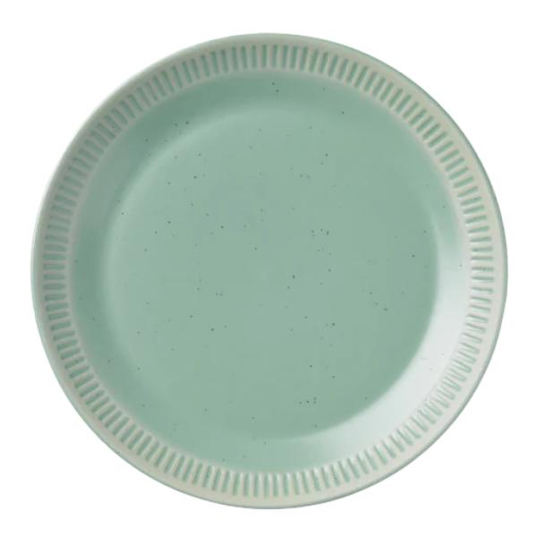 Knabstrup Keramik Colorit tallerken 19 cm lysegrønn
