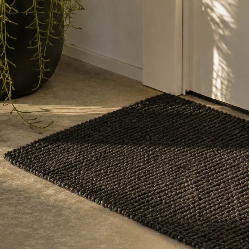 Deco Nord Kerala dørmatte 60x90 cm Black