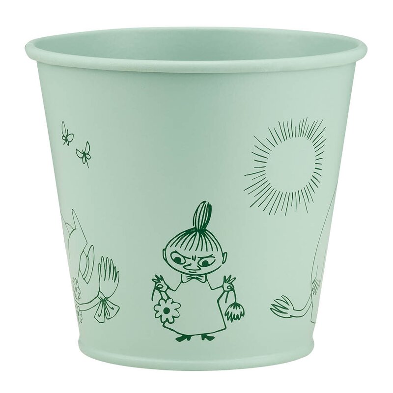 Muurla Mummi metallpotte 11 cm grønn