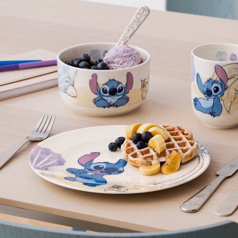 Villeroy & Boch Kiddy Disney barnebestikk 4 deler Stitch