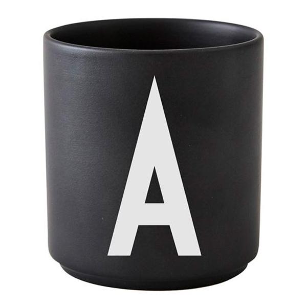 Design Letters Personal krus A 250 ml svart