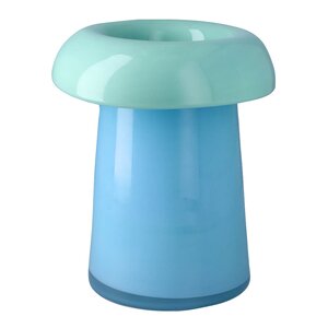 Holmegaard Soma vase 22,5 cm lys blå/aqua