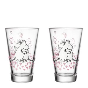 MoominIittala Mummi glass 30 cl 2 stk Kjærlighet