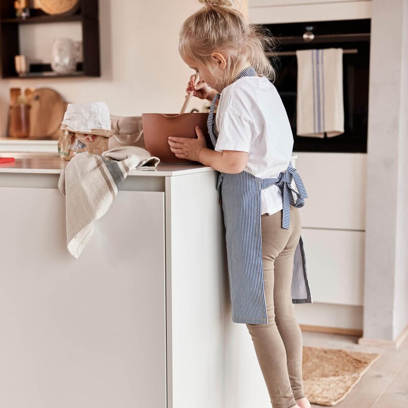 OYOY Linu kjøkkenhåndkle 70x50 cm 2 stk blue