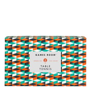 Games Room Bordtennissett med teleskopnett