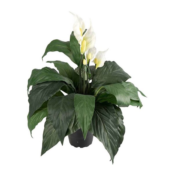 Mr Plant - Fredslilje kunstig potteplante 40 cm hvit
