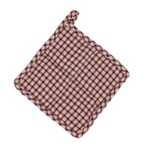 Fondaco Mette grytelapp 20x20 cm vinrød