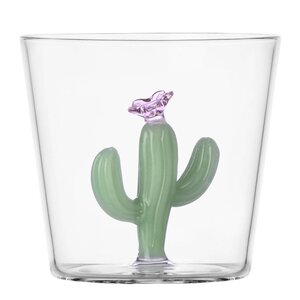 Ichendorf Milano Desert Plants vannglass 30 cl  kaktus matt grønn